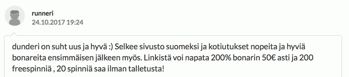 Lisää kokemuksia